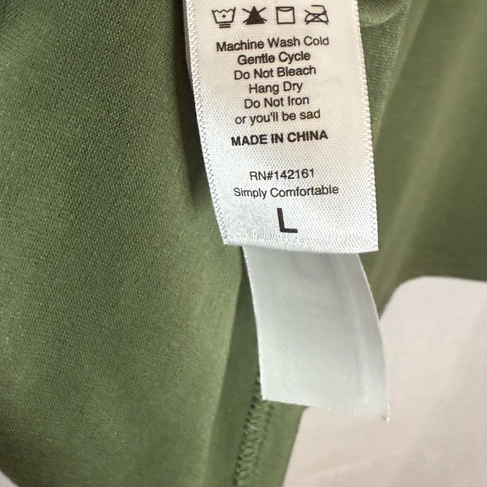 LuLaRoe Olive Green Stasha Top - Picture 4 of 4